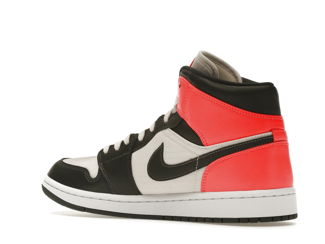 Jordan 1 Mid Newsprint Light Orewood Brown (Women's) - vue secondaire B