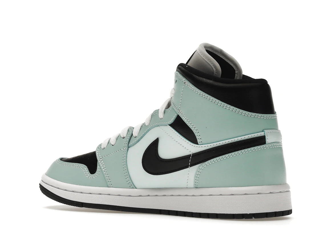Jordan 1 Mid Aqua Blue Tint (Women's) - vue secondaire B