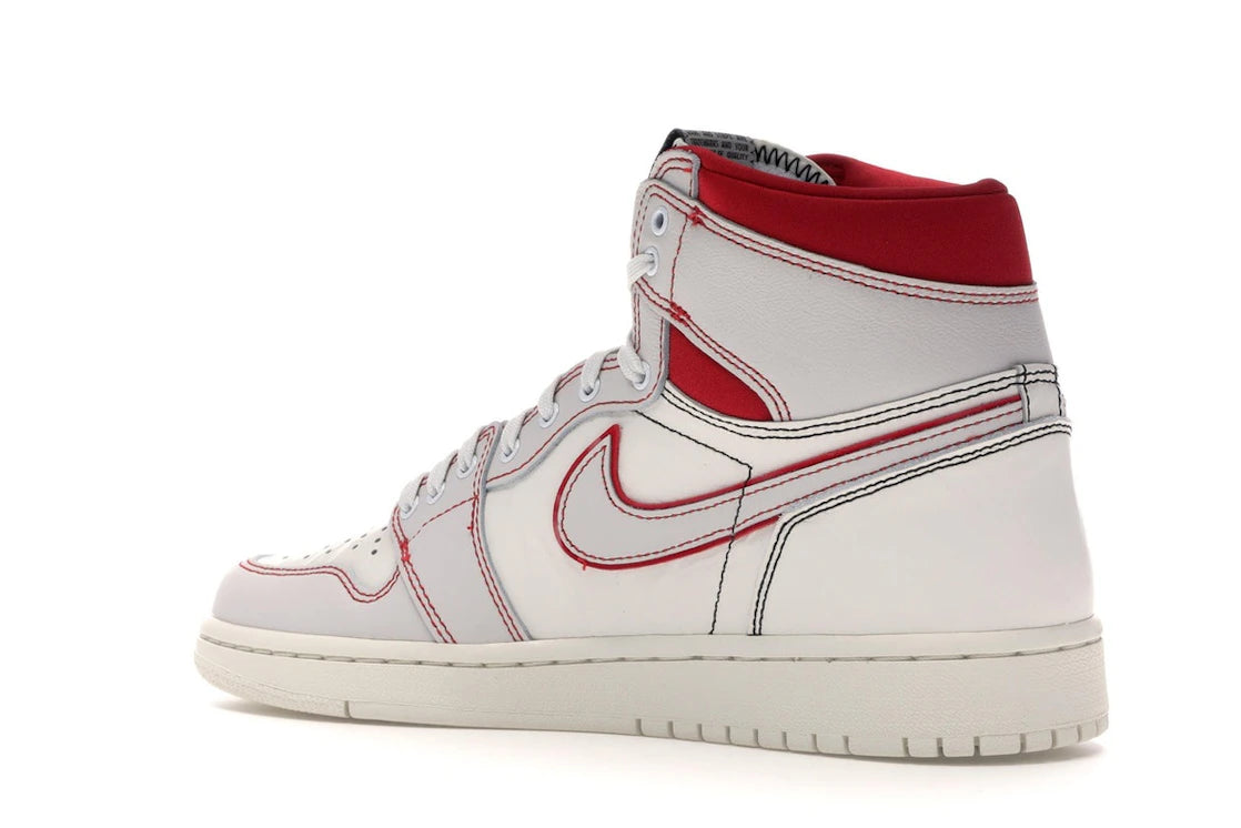 Jordan 1 Retro High Phantom Gym Red - vue secondaire B