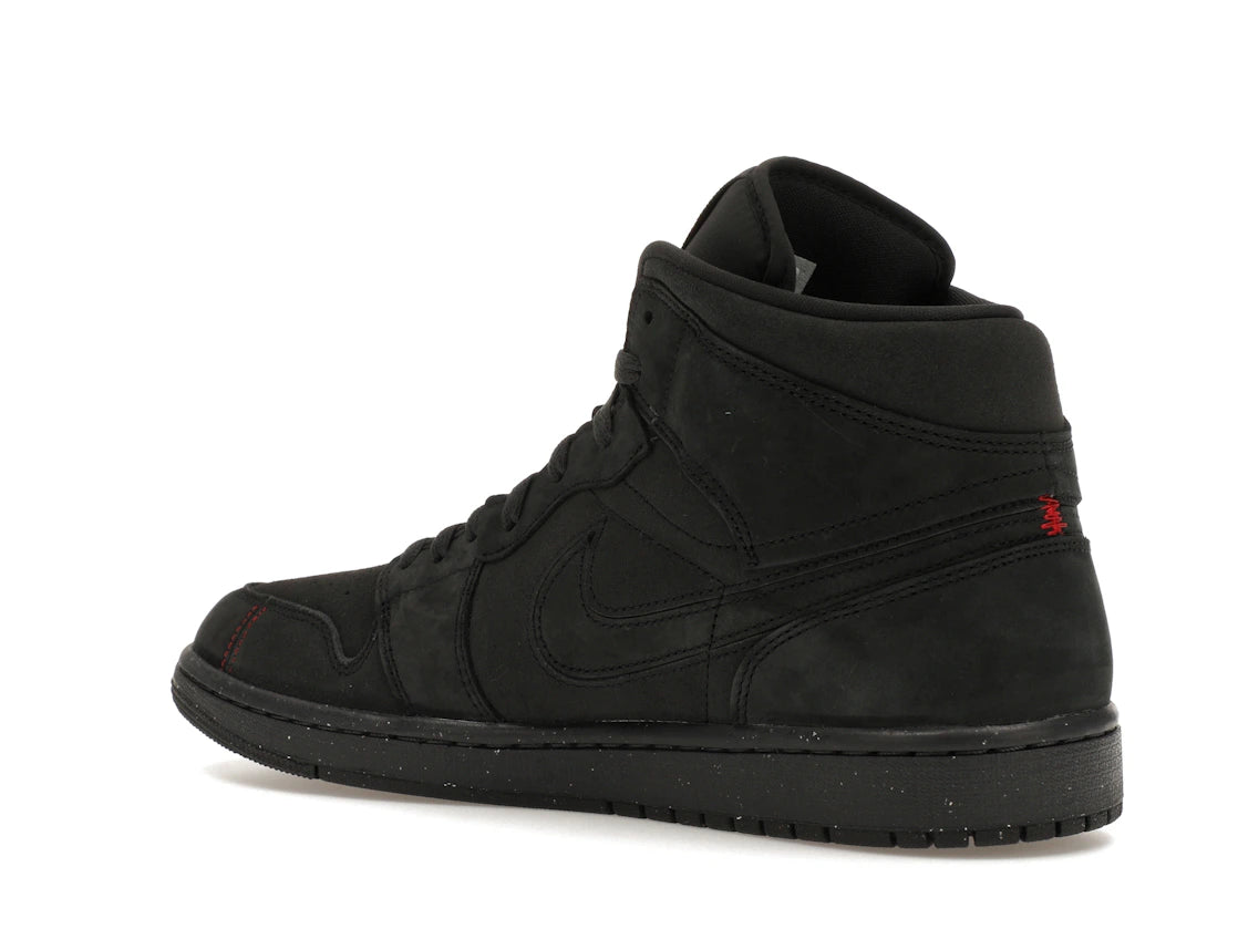 Jordan 1 Mid SE Craft Dark Smoke Red - vue secondaire B