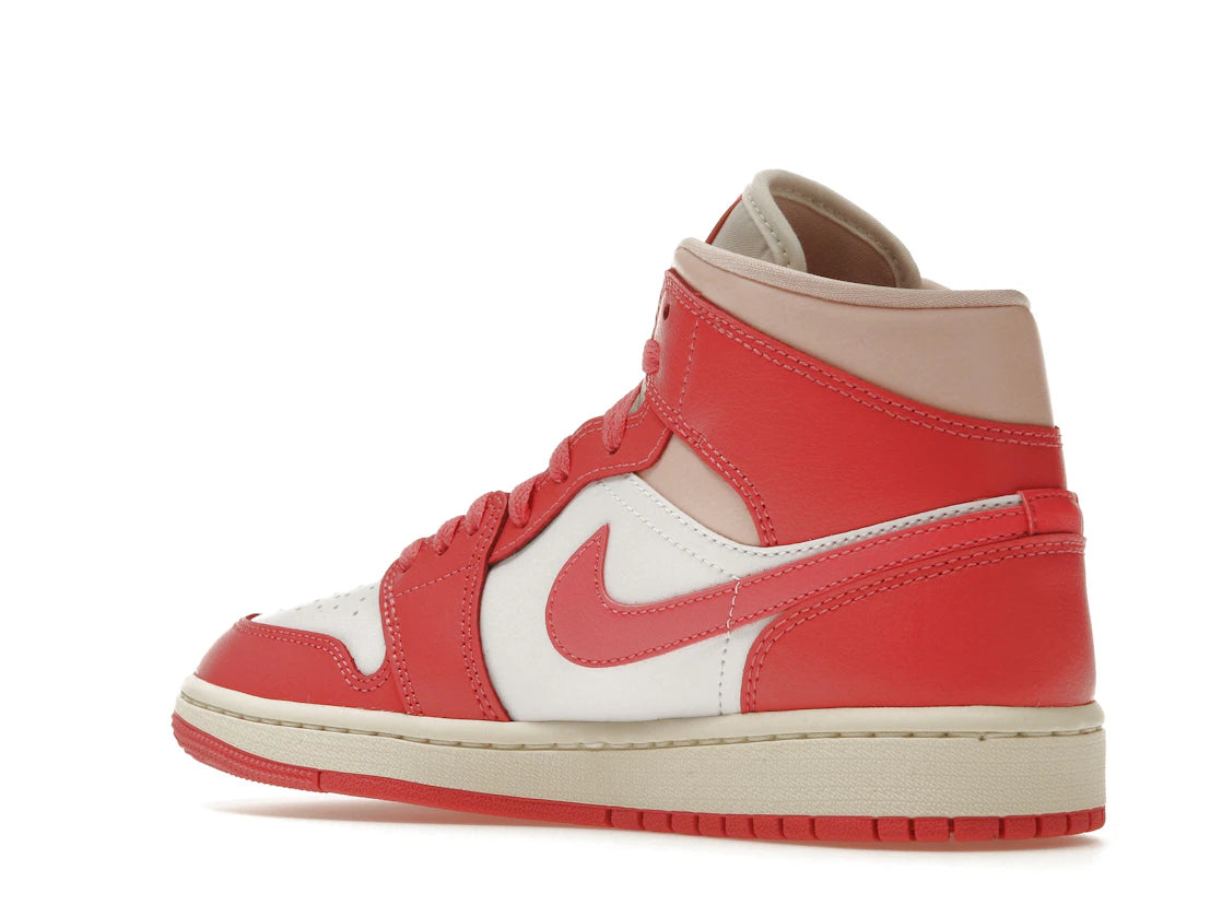 Jordan 1 Mid Strawberries and Cream (Women's) - vue secondaire B