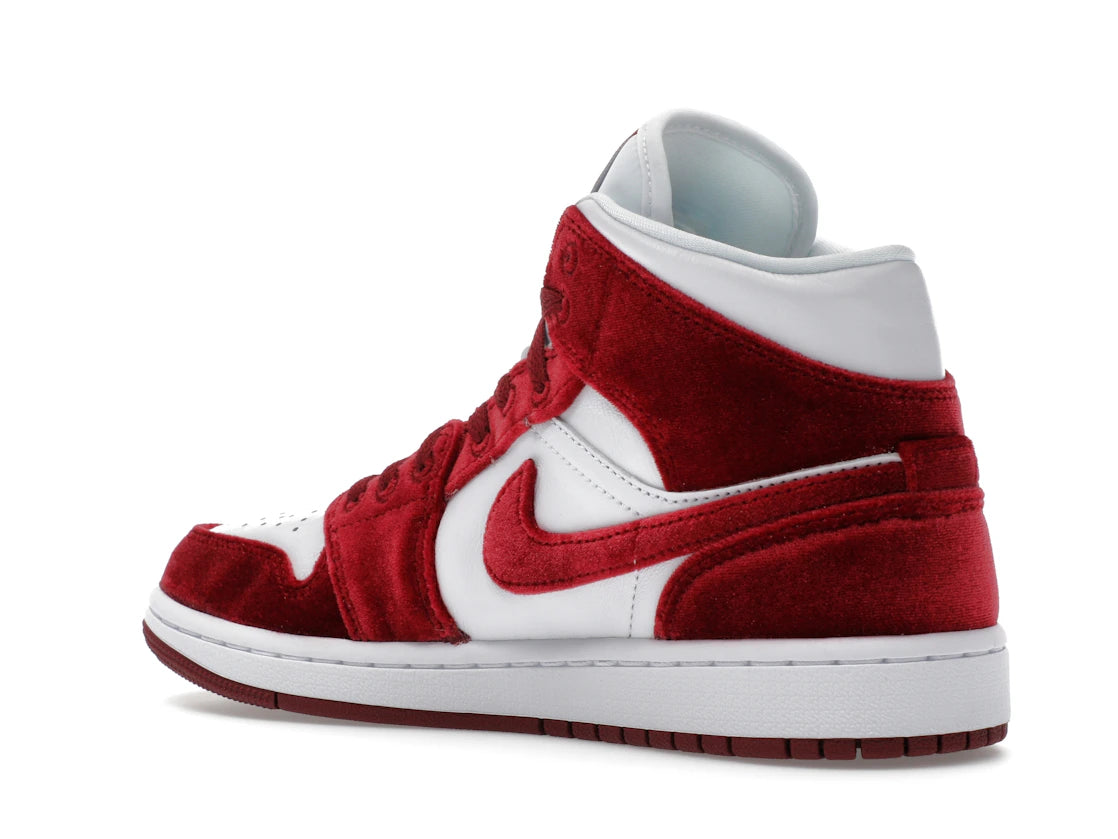 Jordan 1 Mid SE Red Velvet (Women's) - vue secondaire B