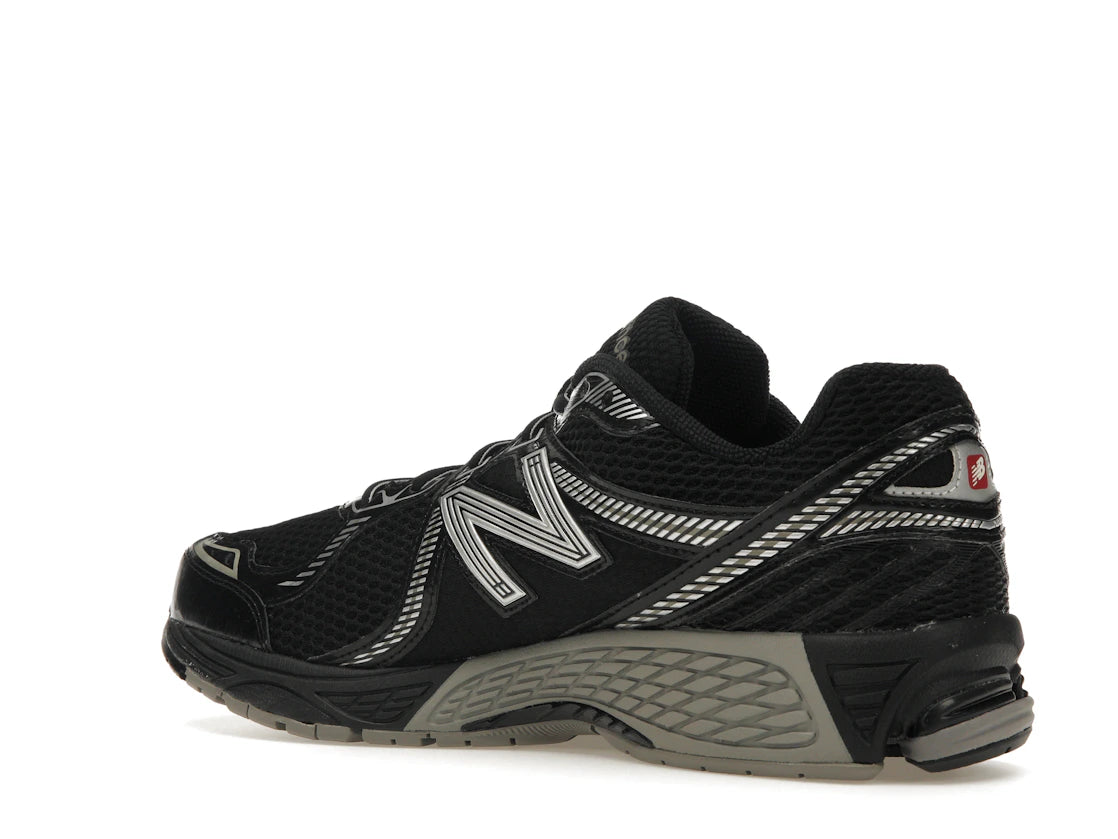 New Balance 860v2 Black Silver - vue secondaire B