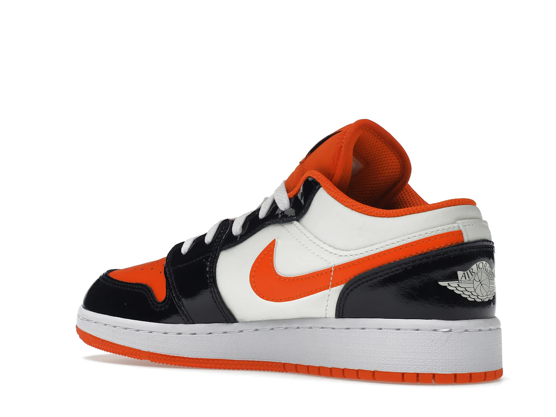 Jordan 1 Low Halloween (2023) (GS) - vue secondaire B