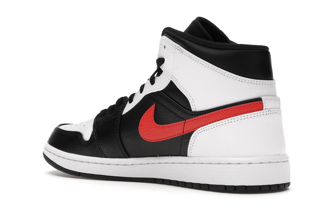 Jordan 1 Mid Black Chile Red White - vue secondaire B
