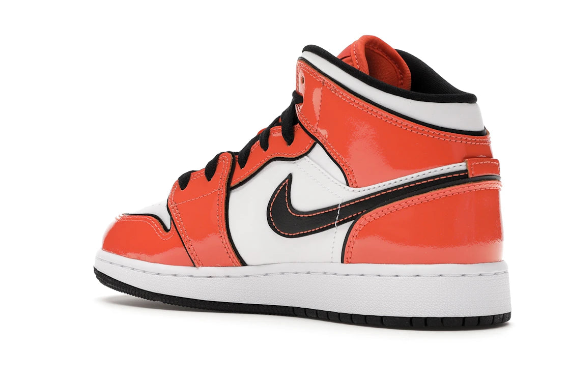 Jordan 1 Mid Turf Orange (GS) - vue secondaire B
