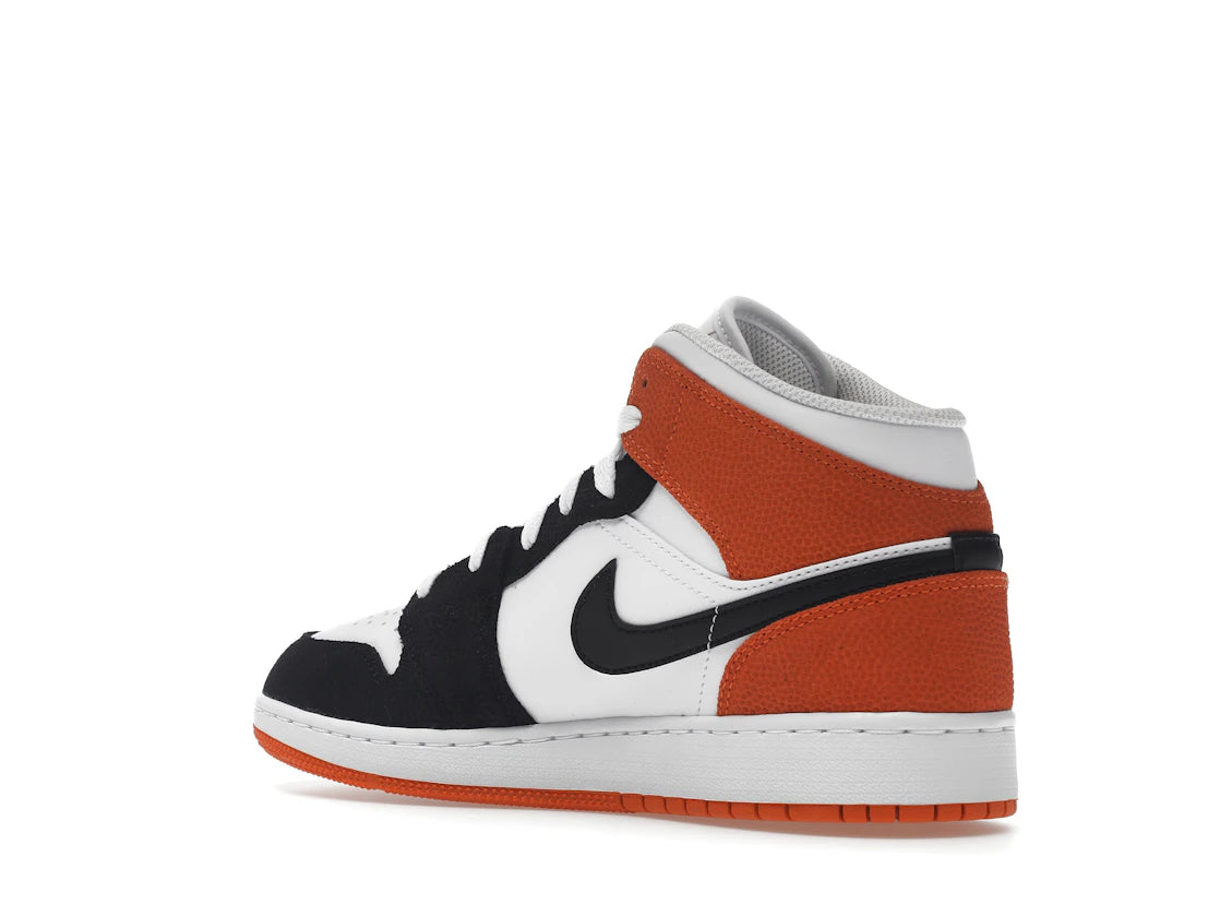 Jordan 1 Mid SE Basketball Blossom (GS) - vue secondaire B