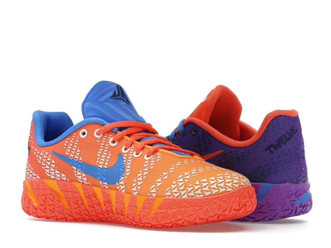 Nike Ja 3 Blue Crystal Turf Orange Midnight Navy Metallic Silver - vue secondaire B