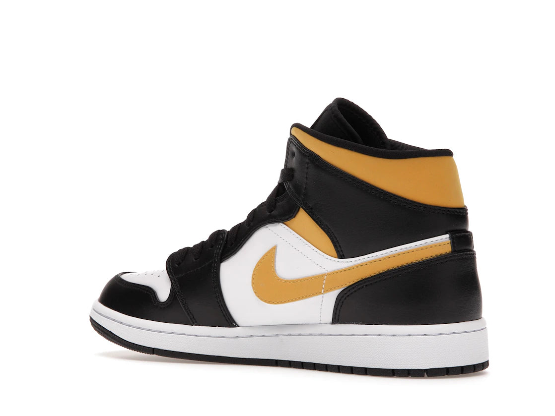 Jordan 1 Mid White Pollen Black - vue secondaire B