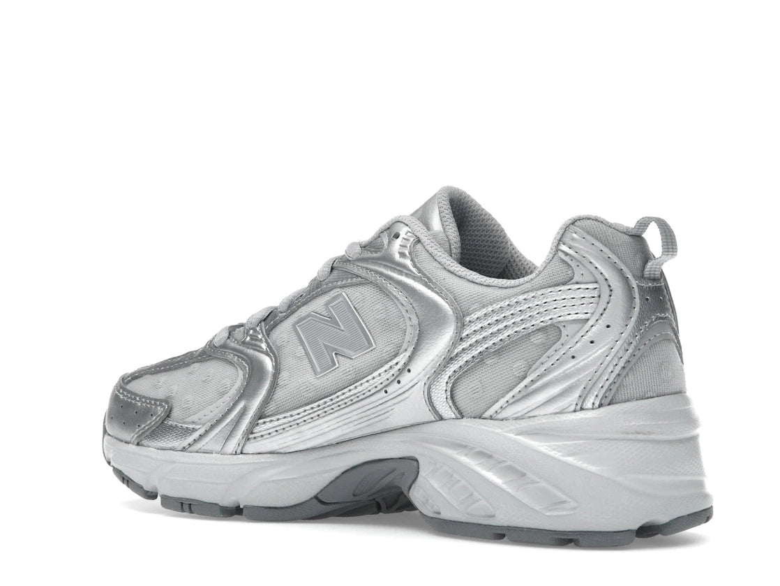 New Balance 530 Silver Metallic Raincloud Polka Dots