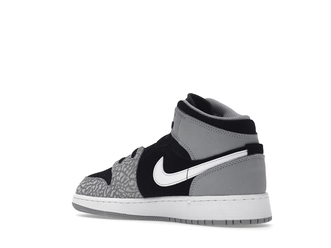 Jordan 1 Mid SE Elephant Print (GS) - vue secondaire B