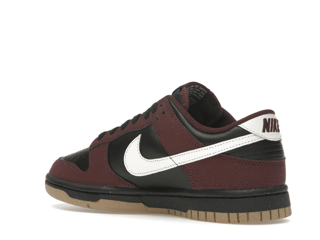 Nike Dunk Low Next Nature Burgundy Crush Black (Women's) - vue secondaire B
