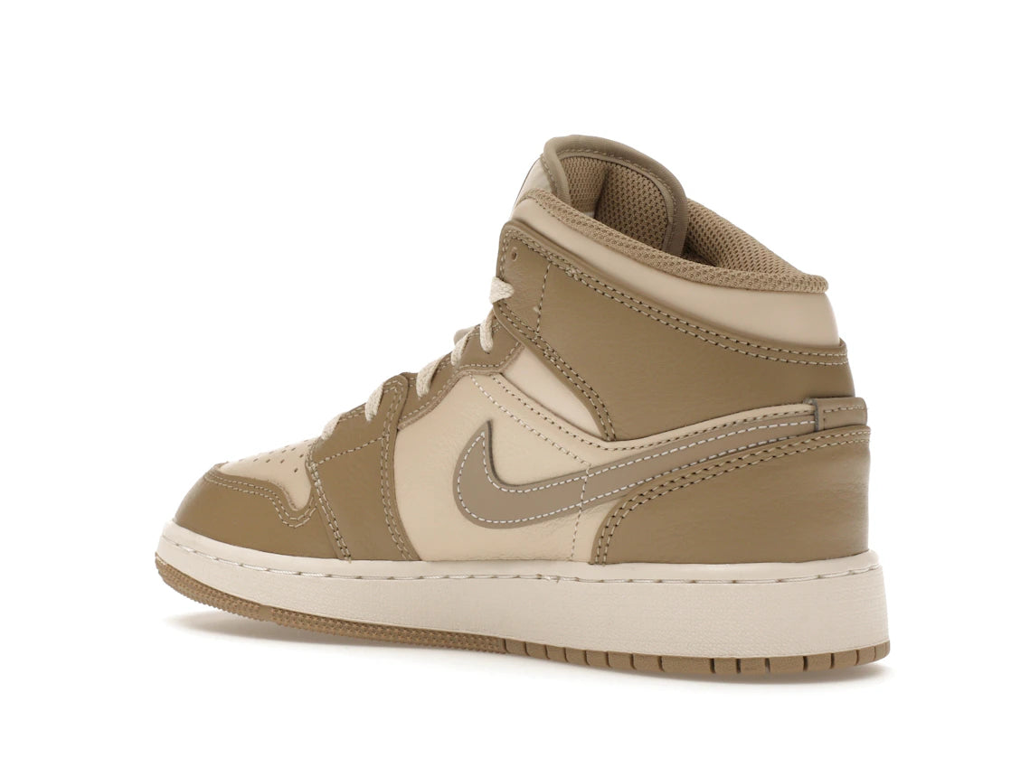 Jordan 1 Mid Legend Brown (GS) - vue secondaire B