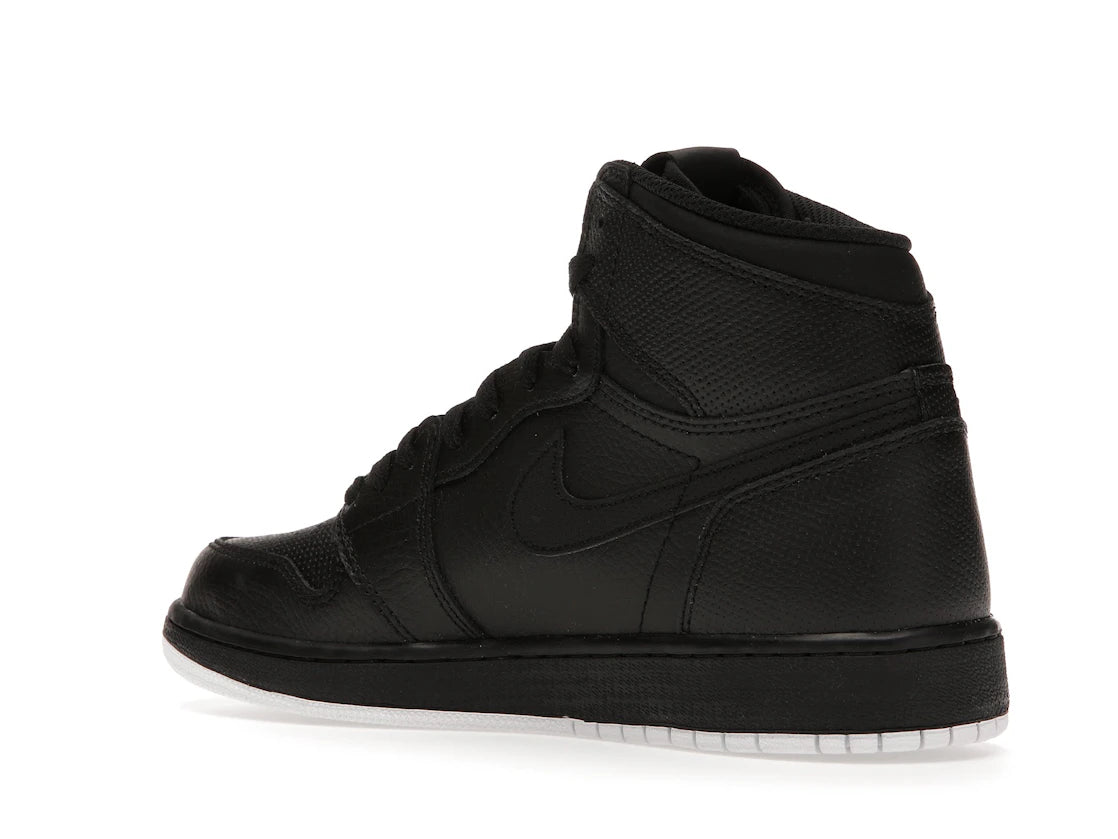 Jordan 1 Retro High Black Perforated (GS) - vue secondaire B