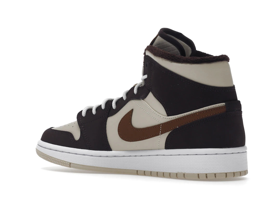 Jordan 1 Mid SE Brown Basalt Oatmeal (Women's) - vue secondaire B