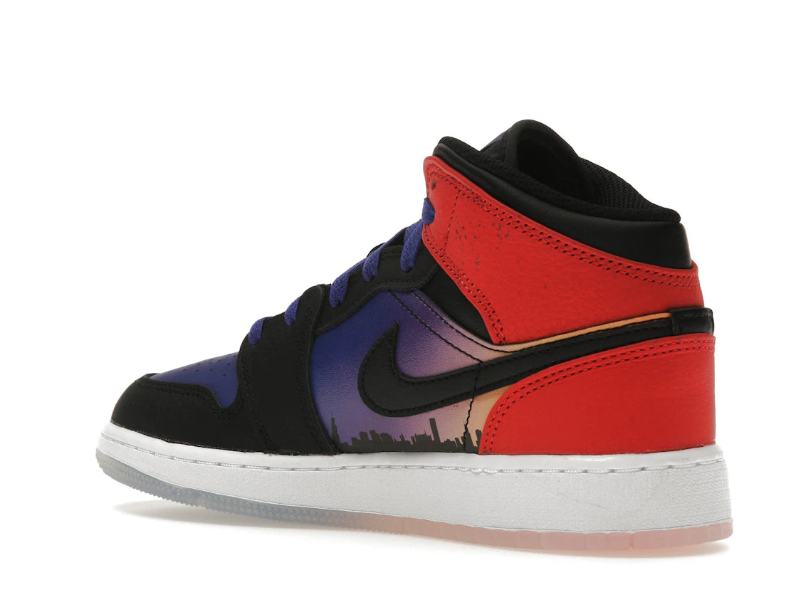 Jordan 1 Mid SS Skyline (GS) - vue secondaire B