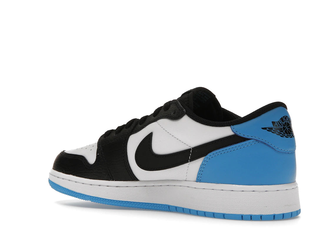 Jordan 1 Retro Low OG Black Dark Powder Blue (GS) - vue secondaire B
