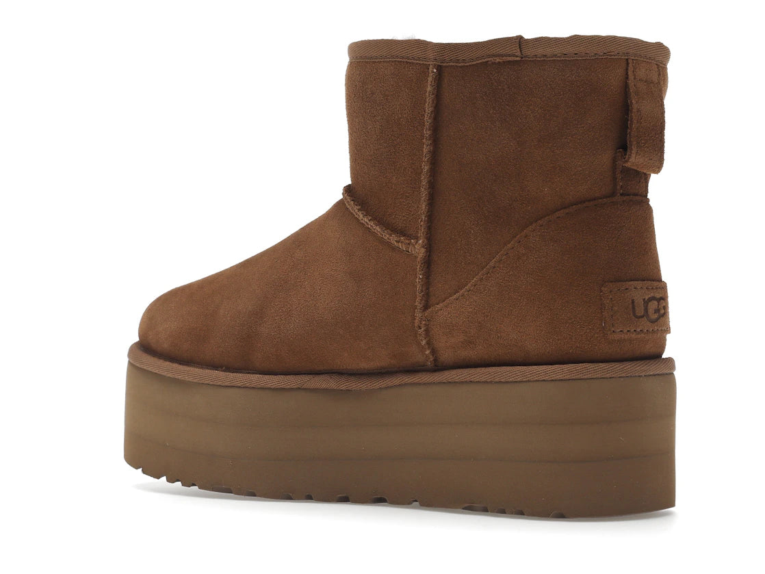UGG Classic Mini Platform Boot Chestnut (Women's) - vue secondaire B