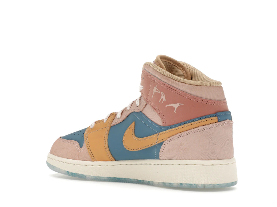 Jordan 1 Mid SE Zen (GS) - vue secondaire B
