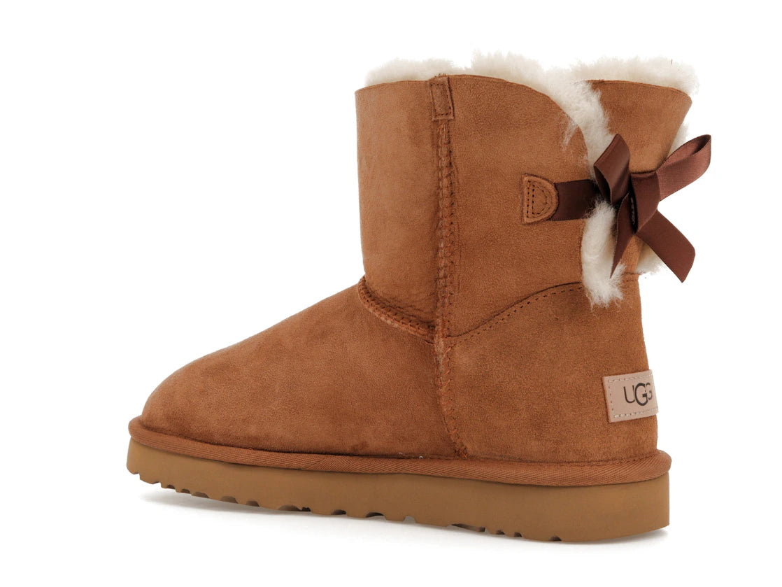 UGG Mini Bailey Bow II Chestnut (Women's) - vue secondaire B