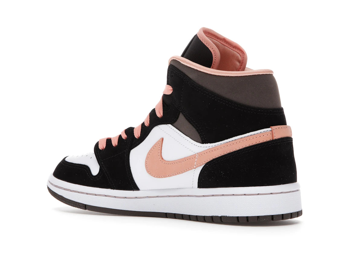 Jordan 1 Mid Peach Mocha (Women's) - vue secondaire B