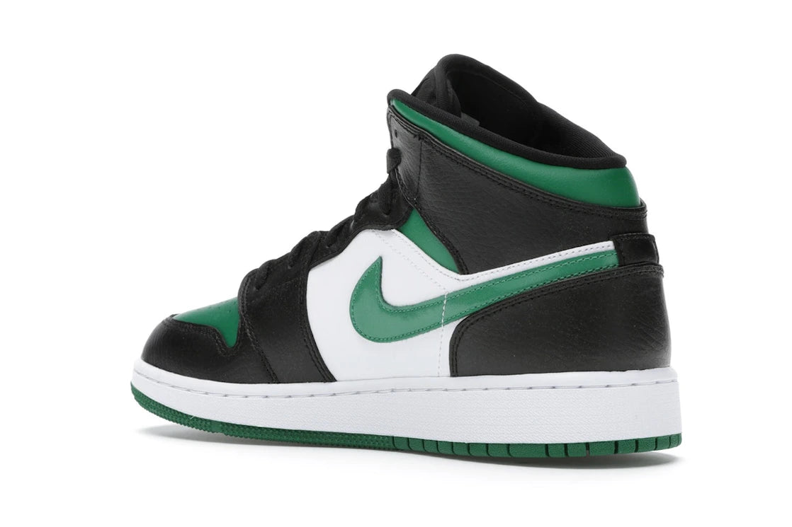 Jordan 1 Mid Green Toe (GS) - vue secondaire B