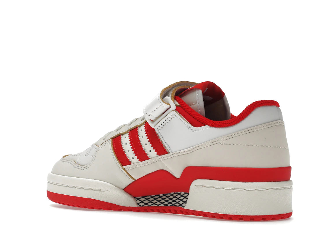 adidas Forum 84 Low Off White Vivid Red Footwear White (Women's) - vue secondaire B
