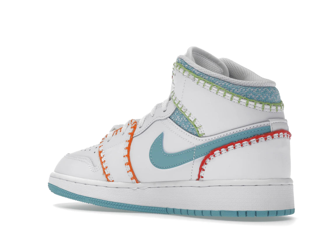 Jordan 1 Mid Multi Knit (GS) - vue secondaire B