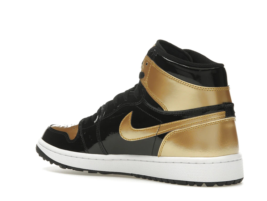 Jordan 1 Retro High Golf Patent Gold Toe - vue secondaire B