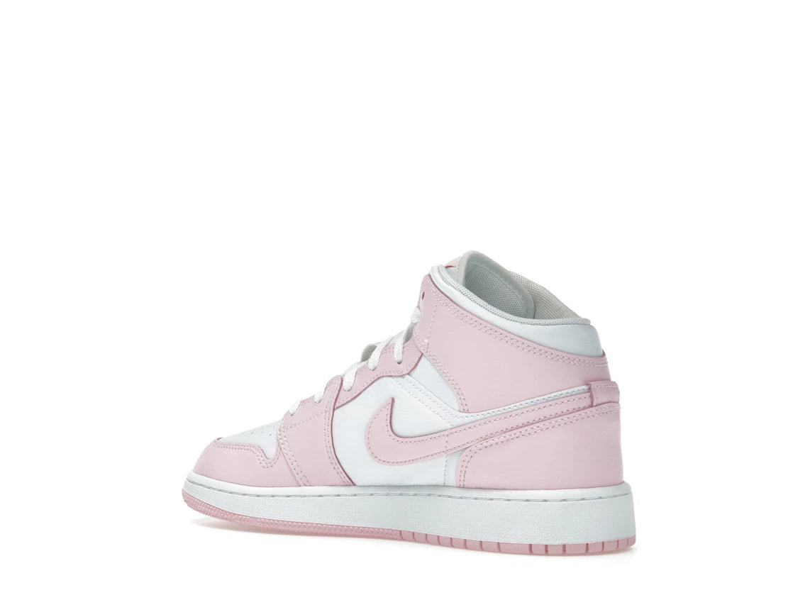 Jordan 1 Mid Pink Foam Fire Red (GS) - vue secondaire B