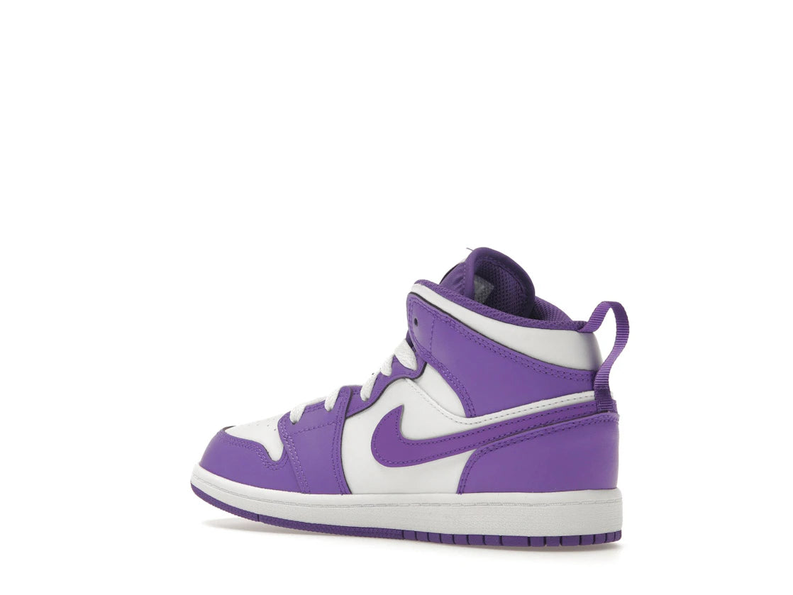 Jordan 1 Mid Purple Venom (PS) - vue secondaire B
