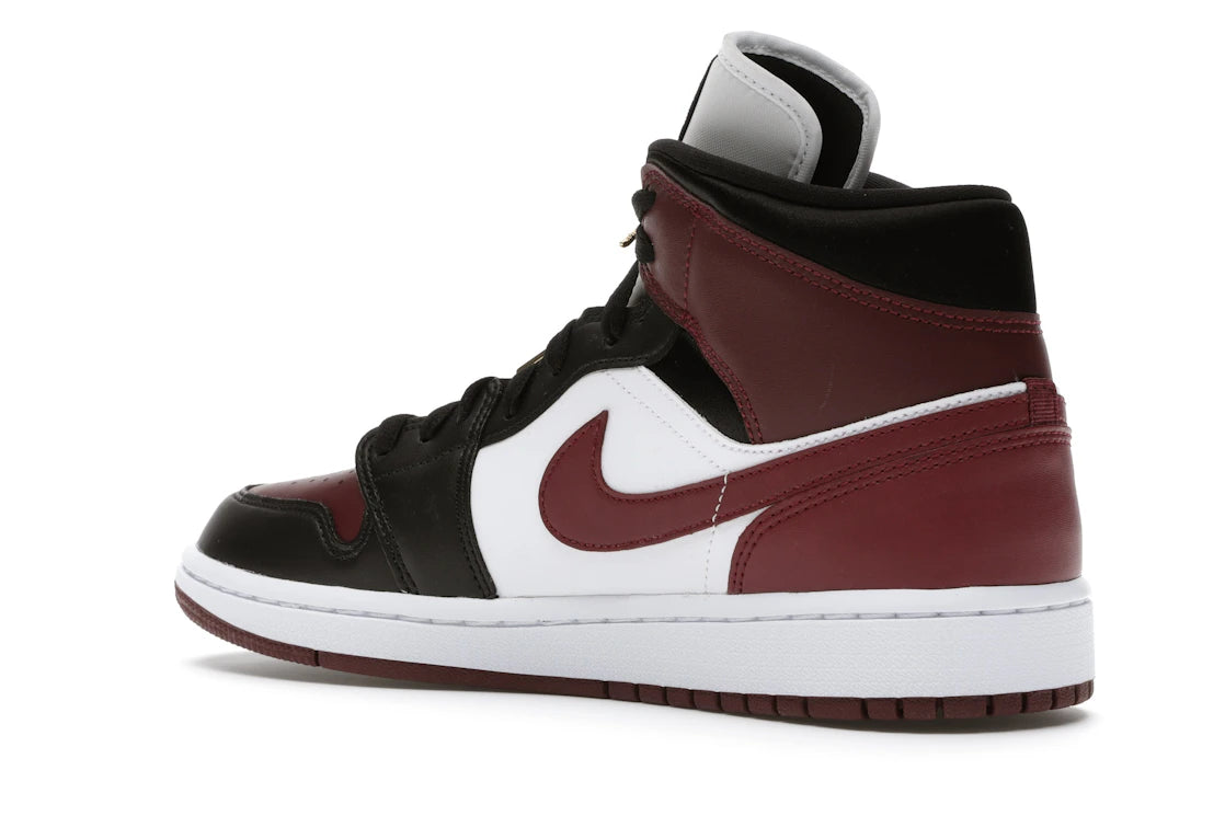 Jordan 1 Mid SE Schwarz Dunkelbeete (Damen) - vue secondaire B