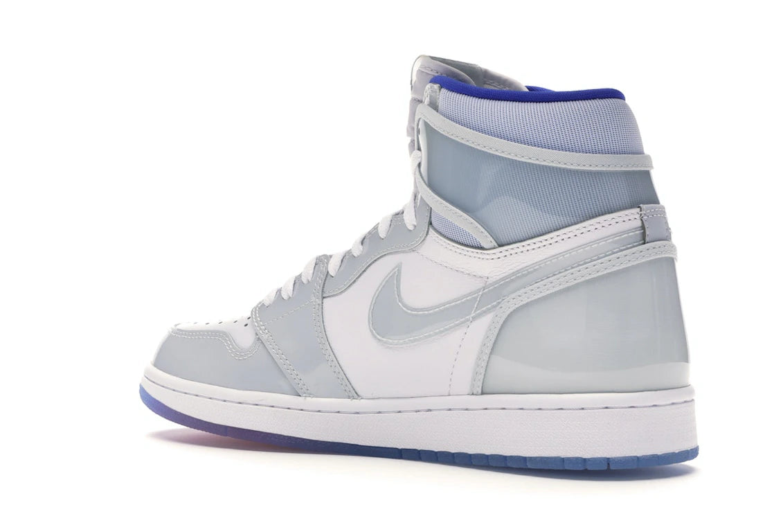Jordan 1 Retro High Zoom White Racer Blue - vue secondaire B