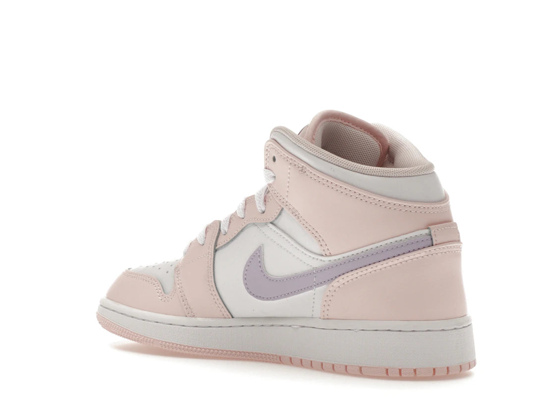 Jordan 1 Mid Pink Wash (GS) - vue secondaire B