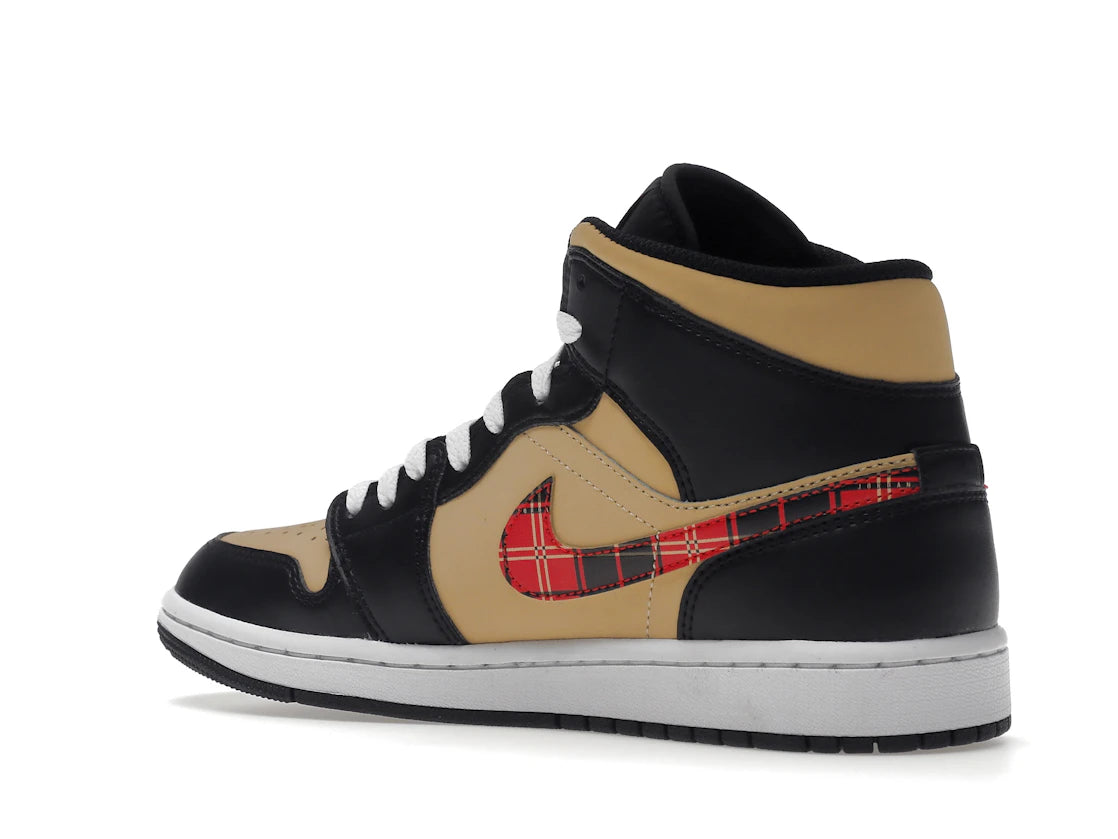 Air Jordan 1 Mid Tartan Swoosh - vue secondaire B