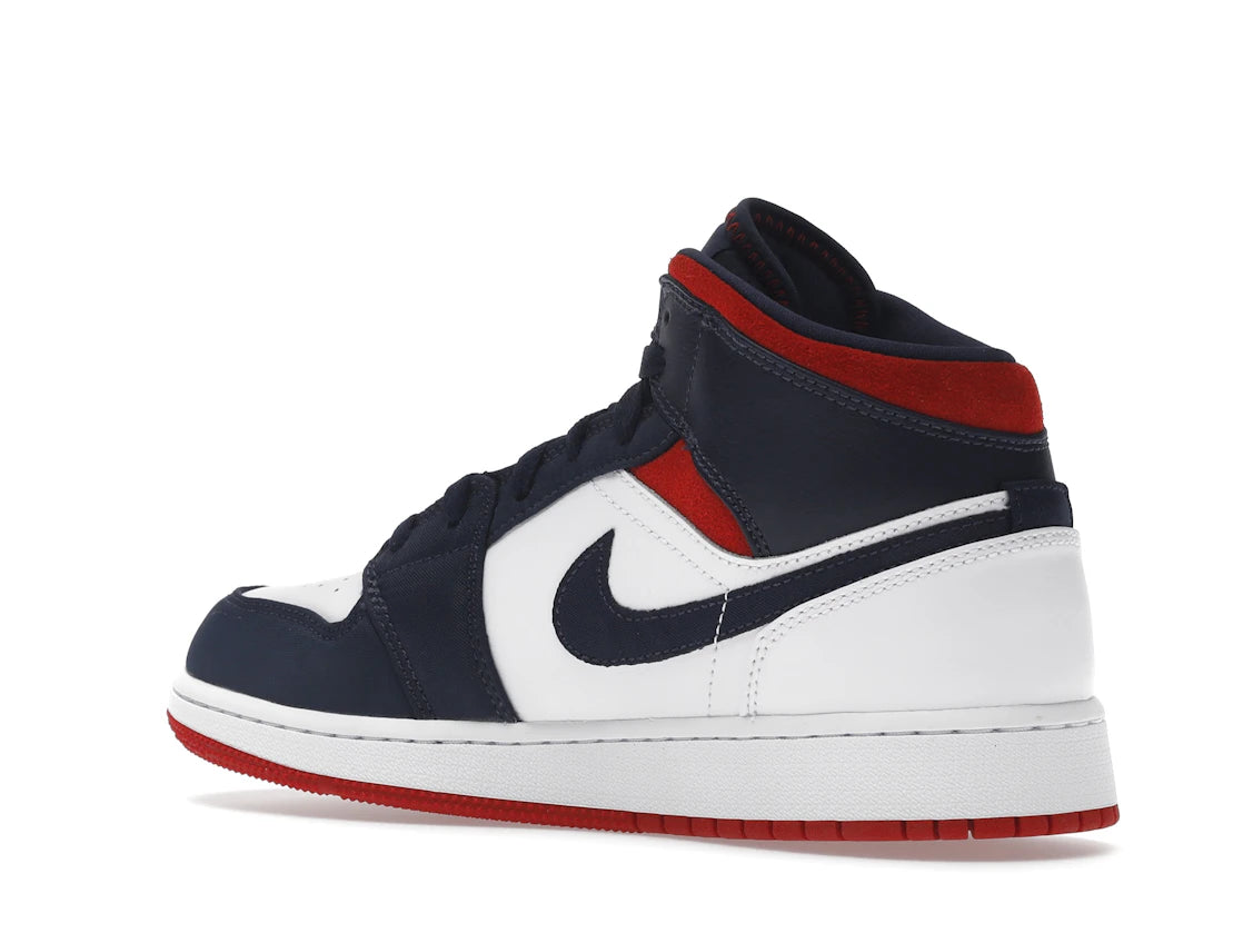 Jordan 1 Mid SE USA (GS) - vue secondaire B