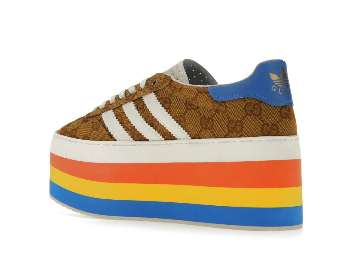 adidas x Gucci Gazelle Original GG Multicolor Platform (Women's) - vue secondaire B