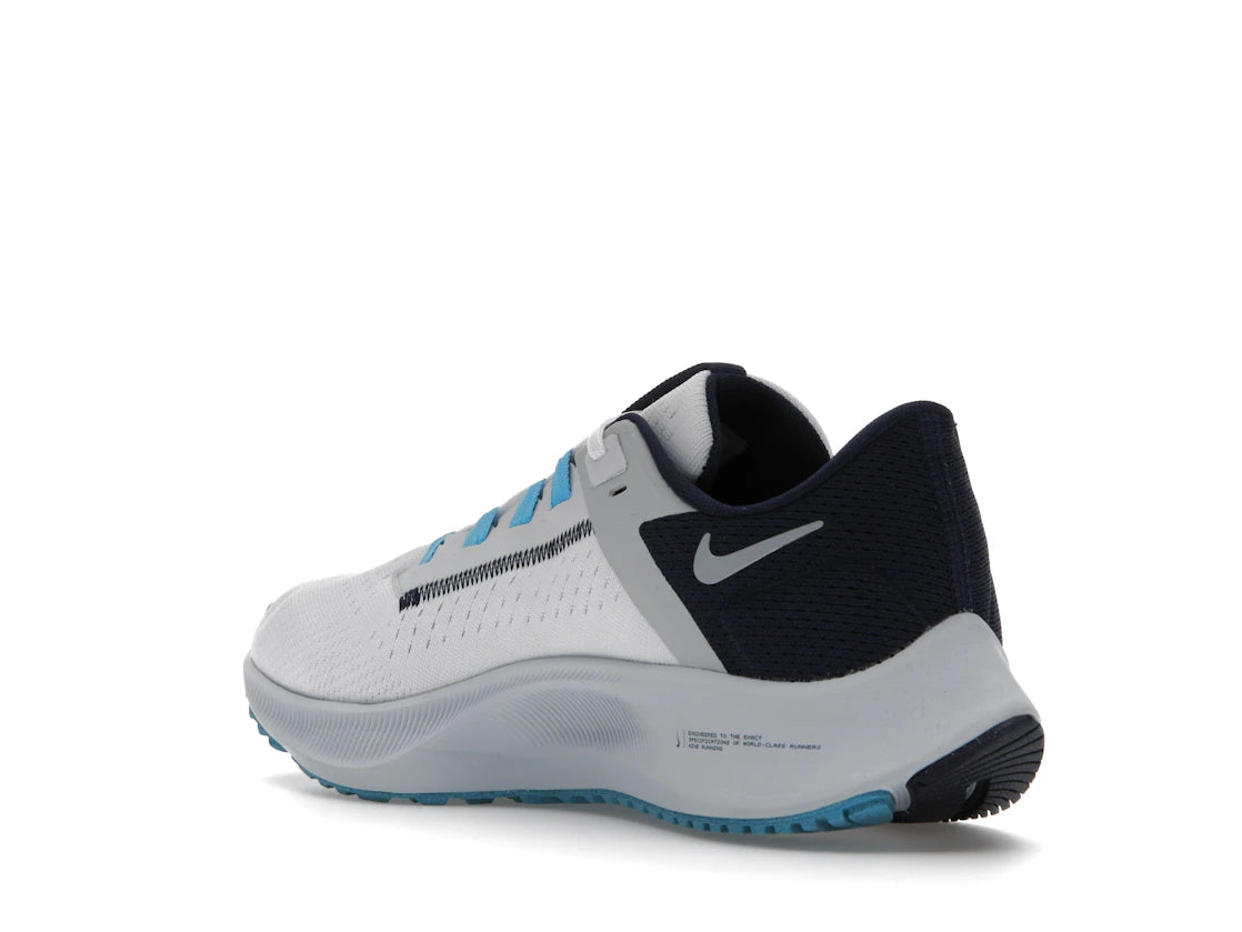Nike Air Zoom Pegasus 38 White Midnight Navy - vue secondaire B