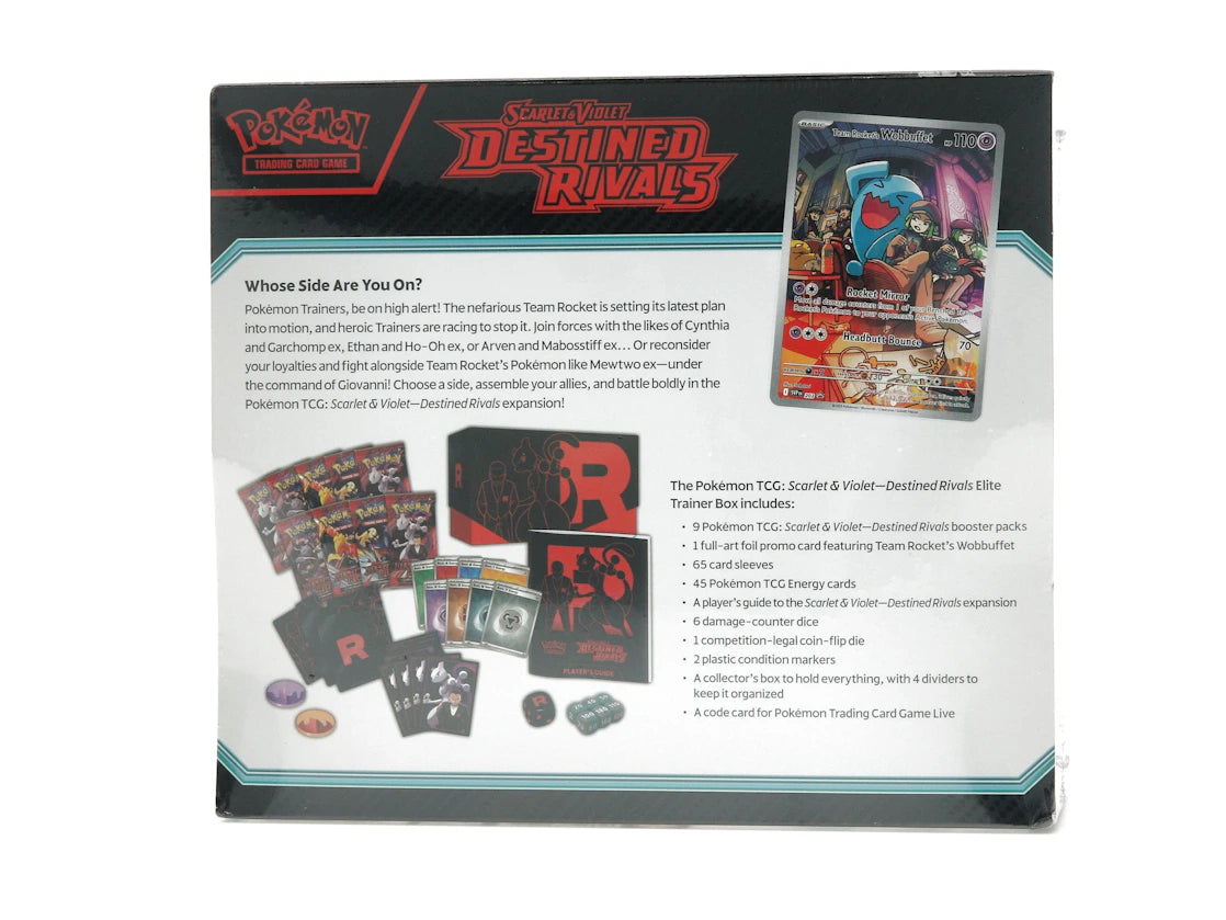 2025 Pokémon Scarlet & Violet Destined Rivals Elite Trainer Box - vue secondaire B