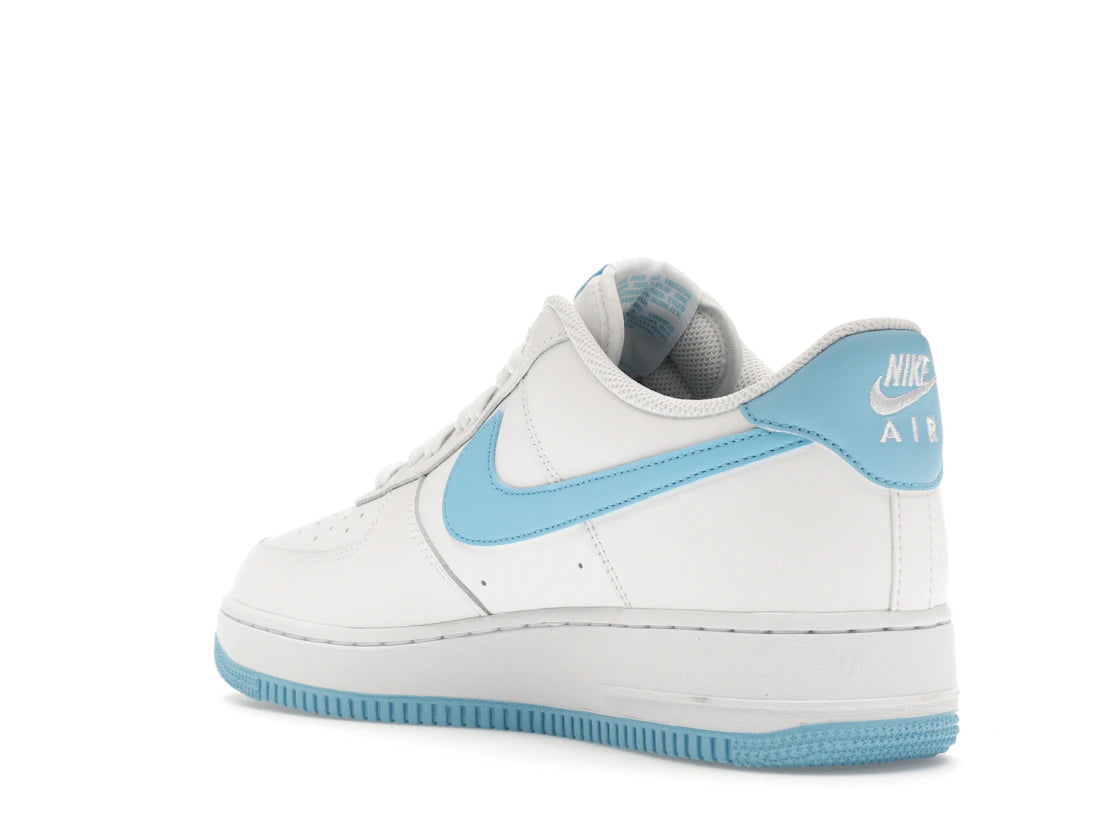 Nike Air Force 1 Low '07 White Aquarius Blue - vue secondaire B