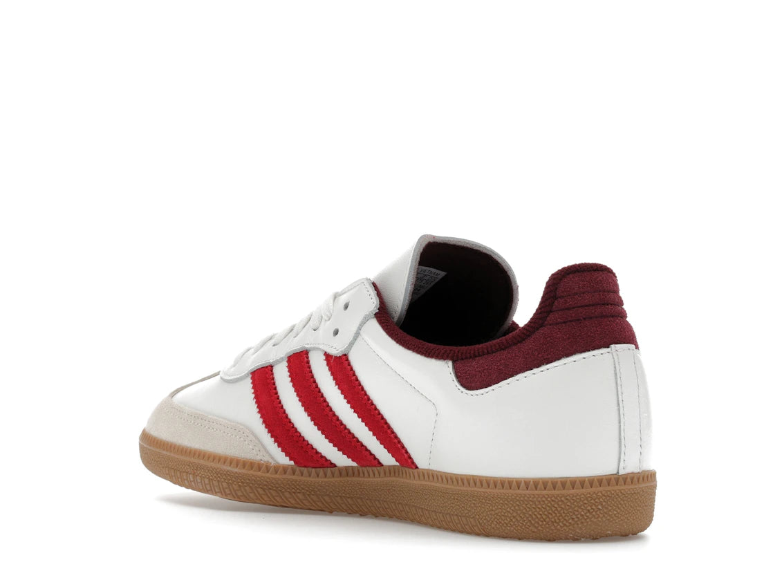 adidas Samba OG White Better Scarlet Shadow Red - vue secondaire B