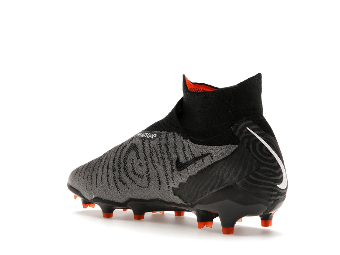 Nike Gripknit Phantom GX Elite Dynamic Fit FG Black Dark Smoke Grey Total Orange - vue secondaire B