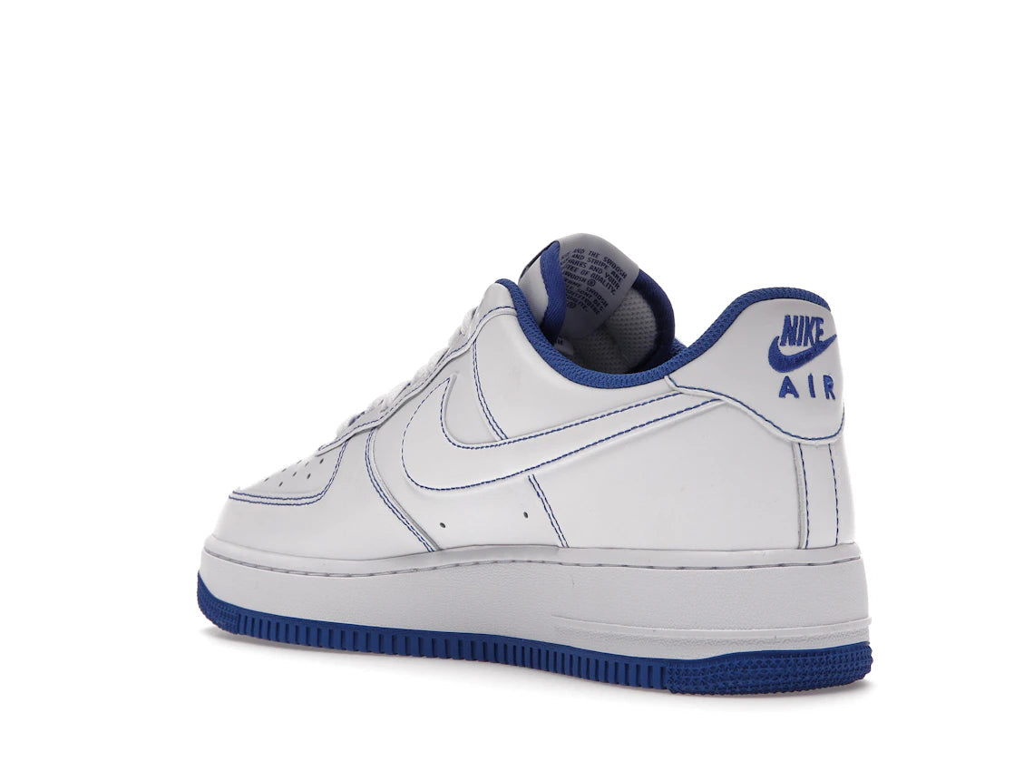 Nike Air Force 1 Low '07 White Game Royal - vue secondaire B