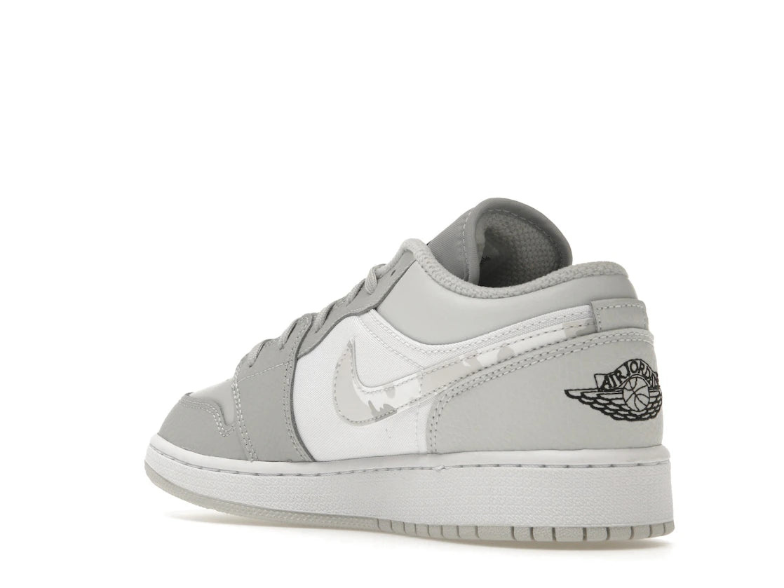 Jordan 1 Low White Camo (GS) - vue secondaire B