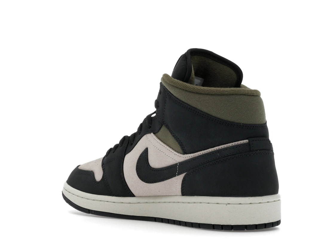 Jordan 1 Mid SE Off Noir Medium Olive - vue secondaire B
