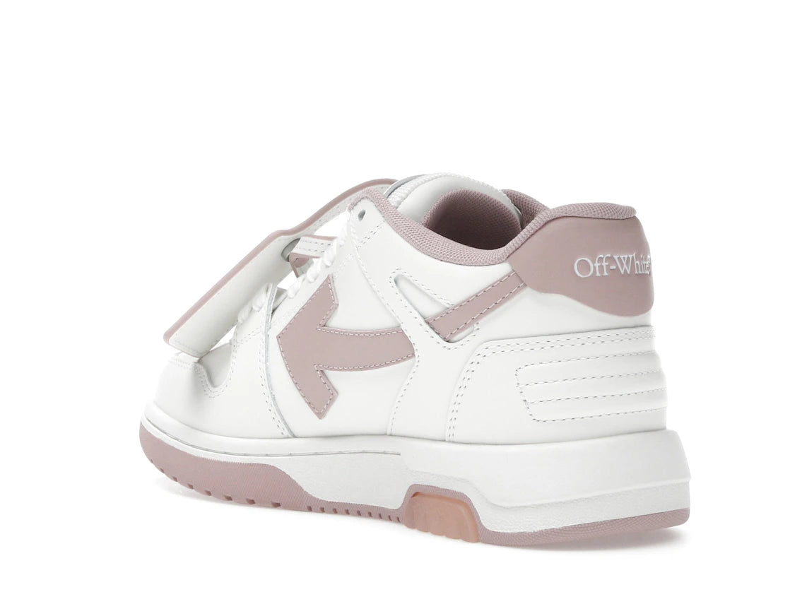 OFF-WHITE Out Of Office OOO Low Tops White Pink (Women's) - vue secondaire B