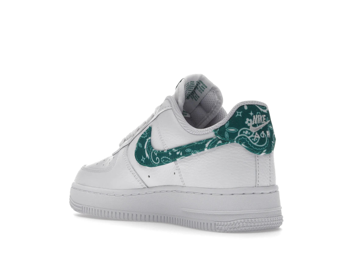 Nike Air Force 1 Low '07 Essential White Green Paisley (Women's) - vue secondaire B