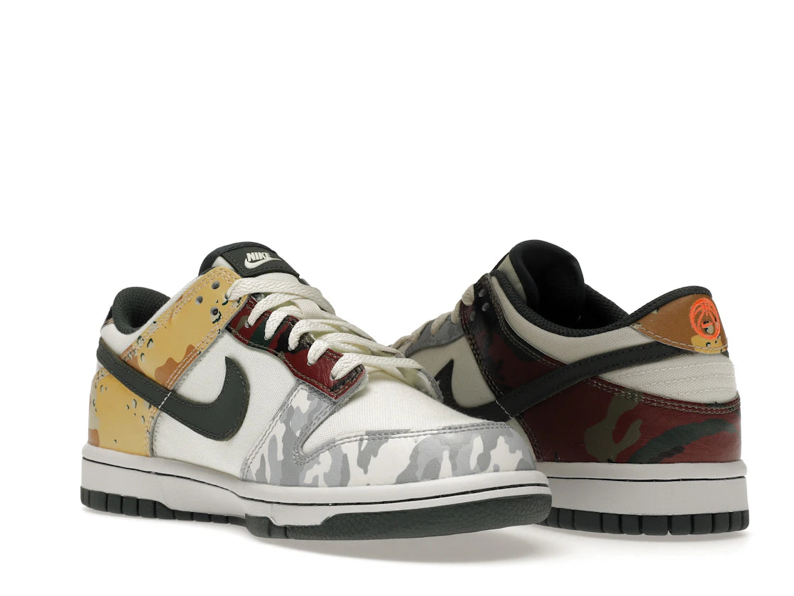 Nike Dunk Low Sail Multi-Camo (GS) - vue secondaire B