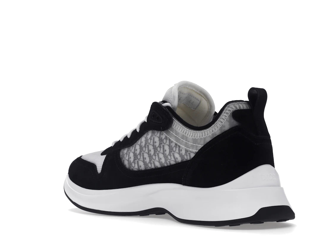 Dior B25 Oblique Runner Sneaker Black Suede - vue secondaire B