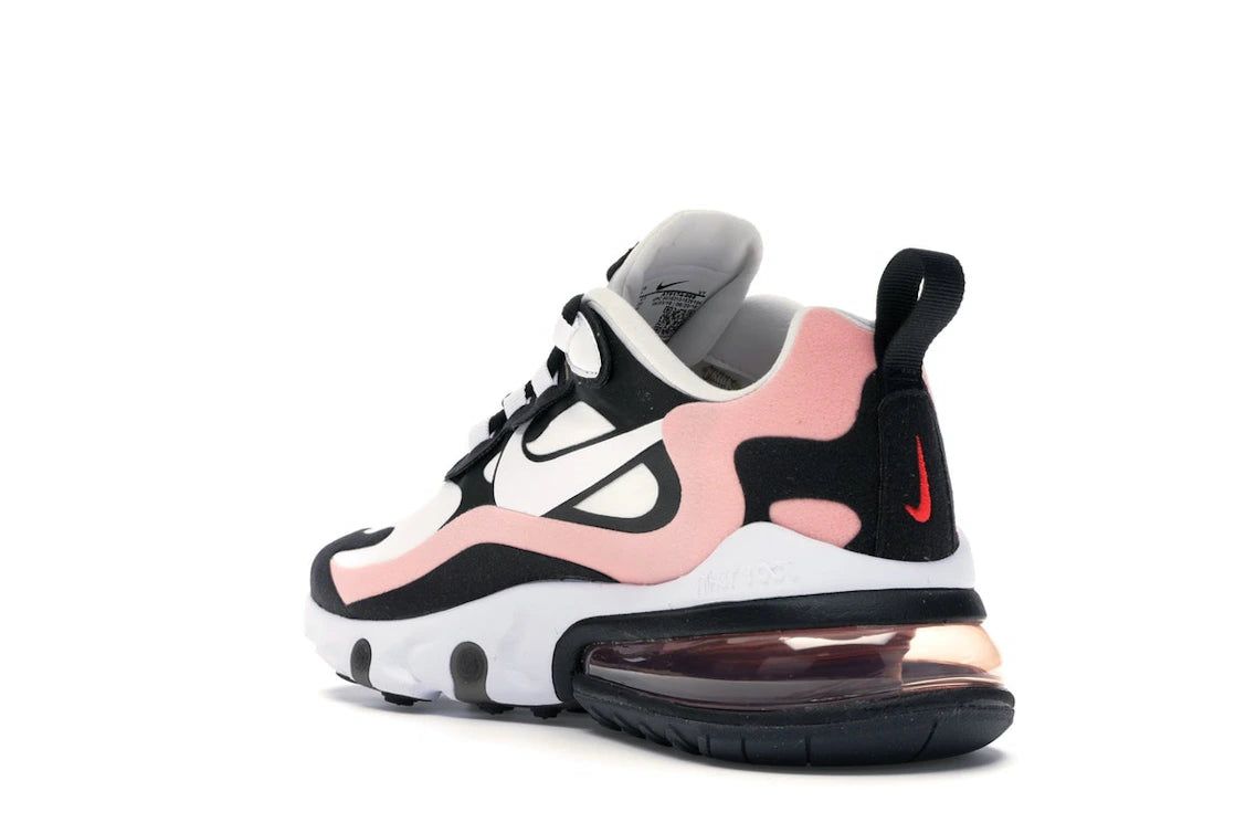 Nike Air Max 270 React Black White Bleached Coral (Women's) - vue secondaire B